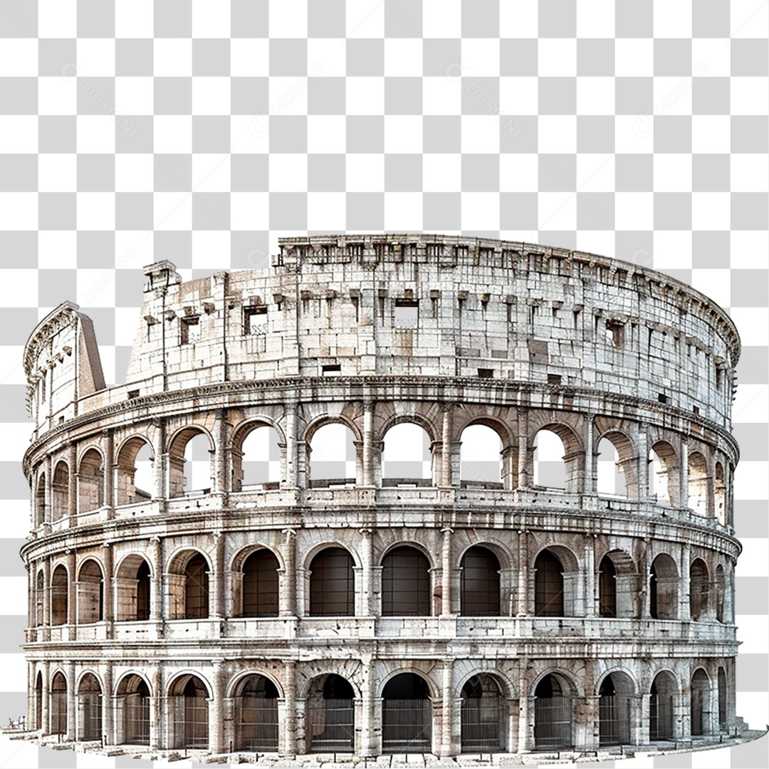 Coliseu Romano PNG Transparente