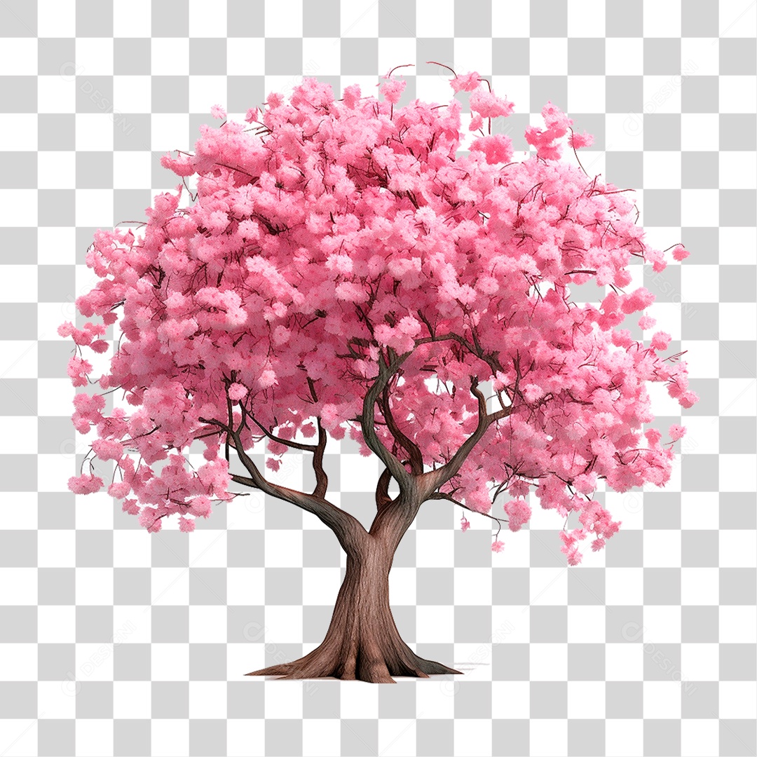 Árvore Cerejeira PNG Transparente