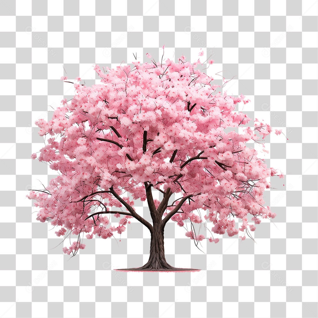 Árvore Cerejeira PNG Transparente