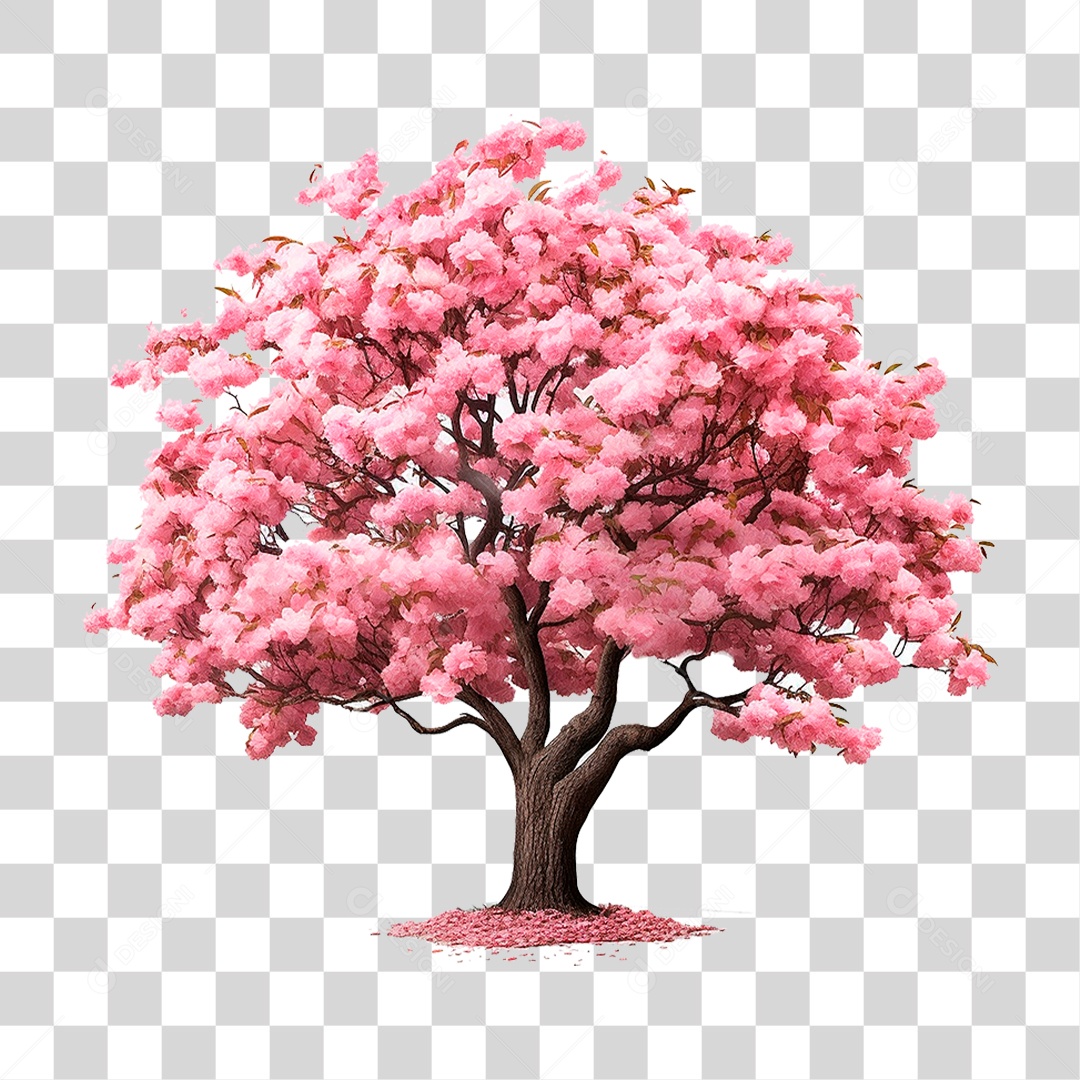 Árvore Cerejeira PNG Transparente