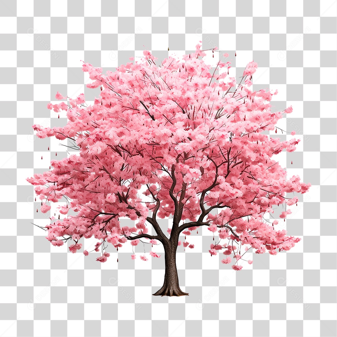 Árvore Cerejeira PNG Transparente