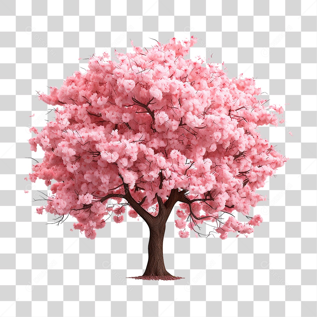 Árvore Cerejeira PNG Transparente