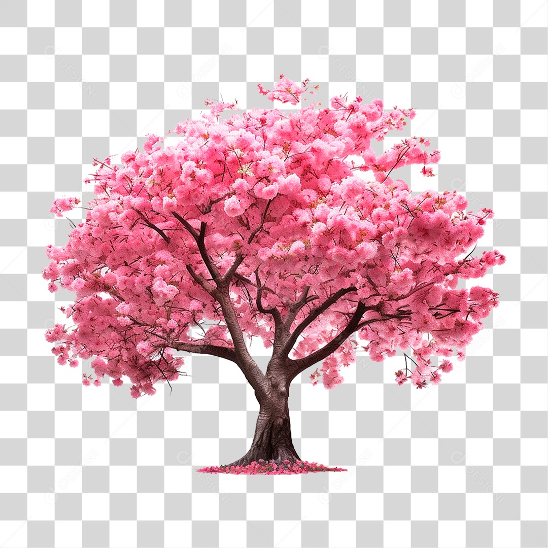 Árvore Cerejeira PNG Transparente