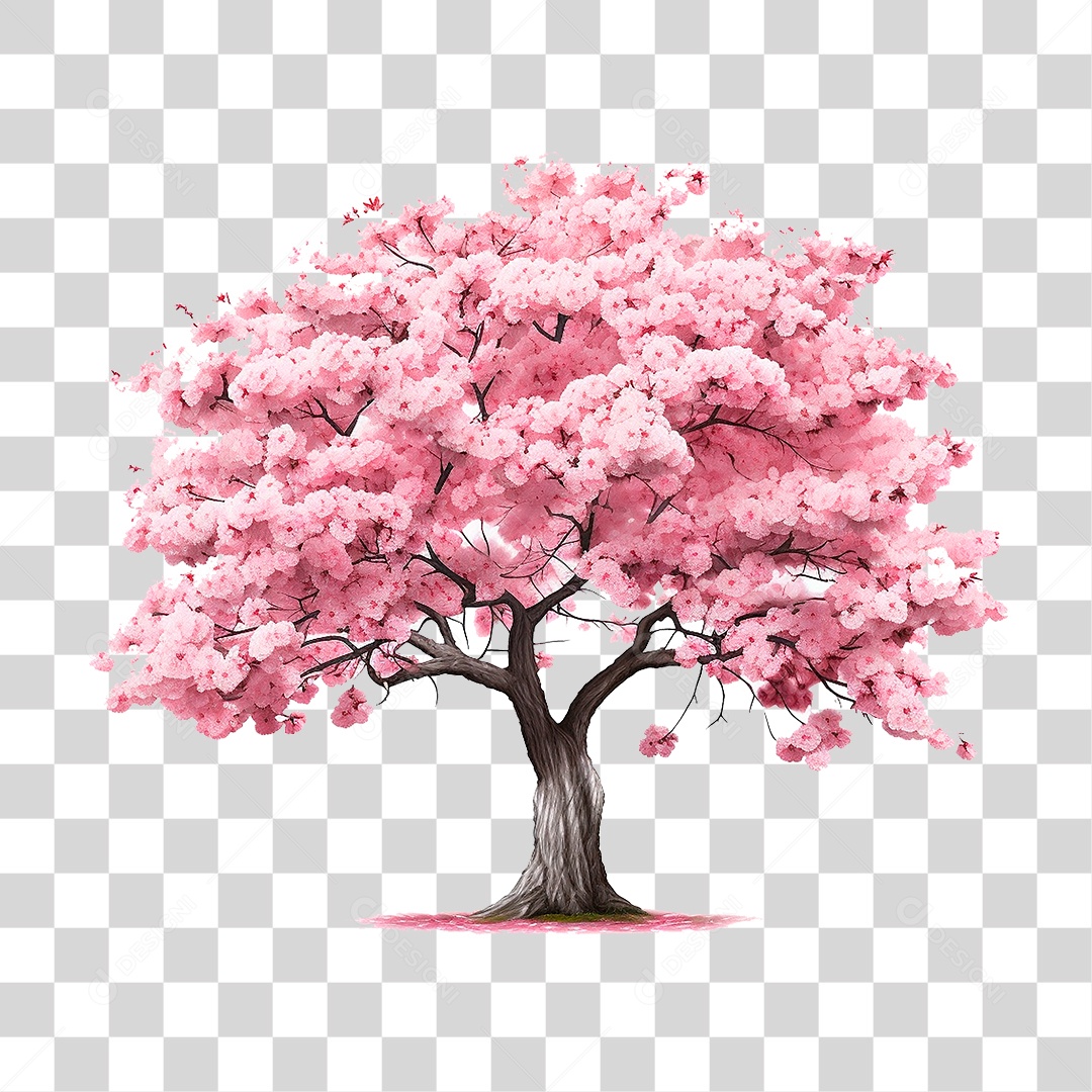Árvore Cerejeira PNG Transparente