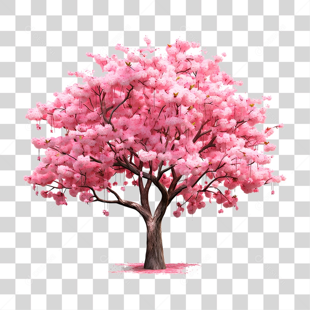 Árvore Cerejeira PNG Transparente