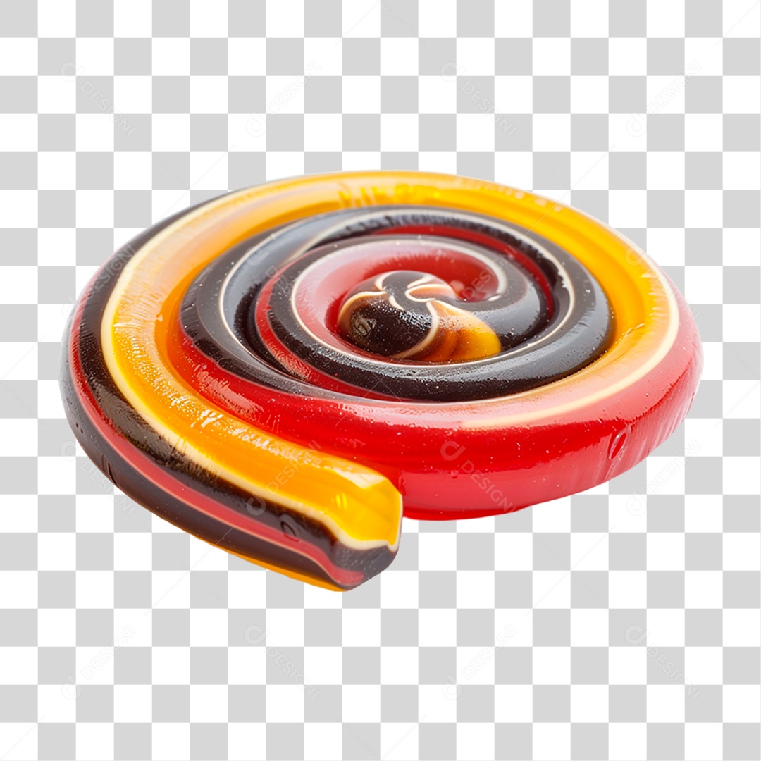 Pirulito Colorido PNG Transparente