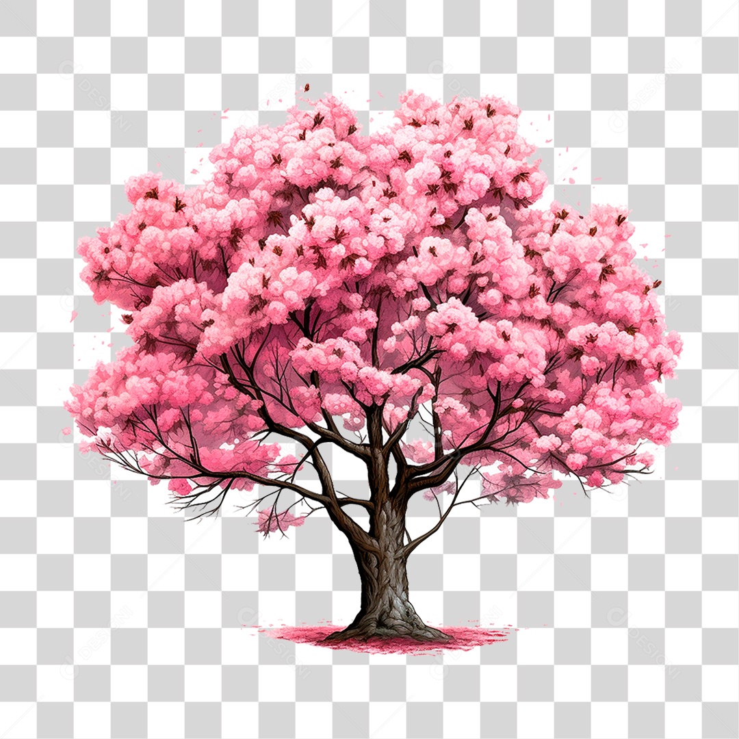 Árvore Cerejeira PNG Transparente