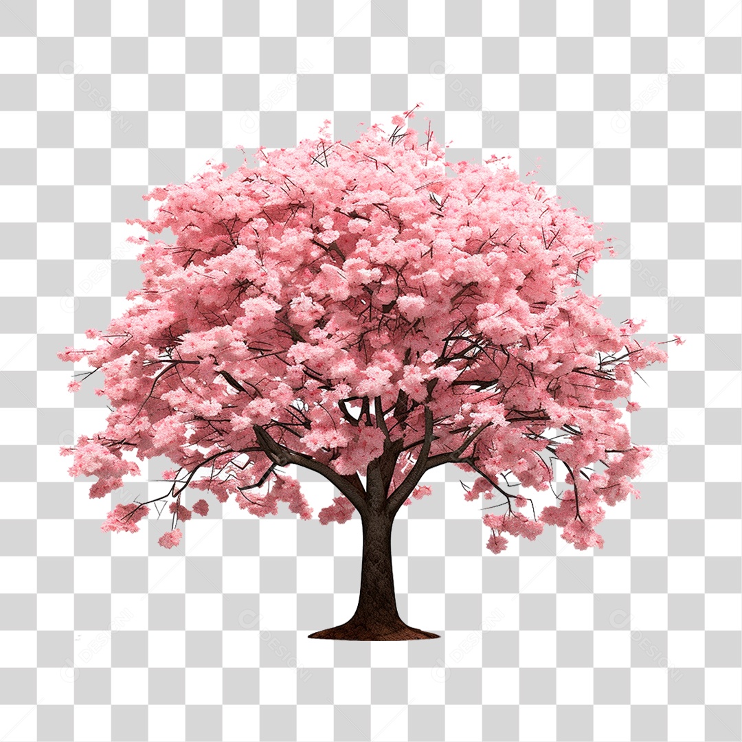 Árvore Cerejeira PNG Transparente