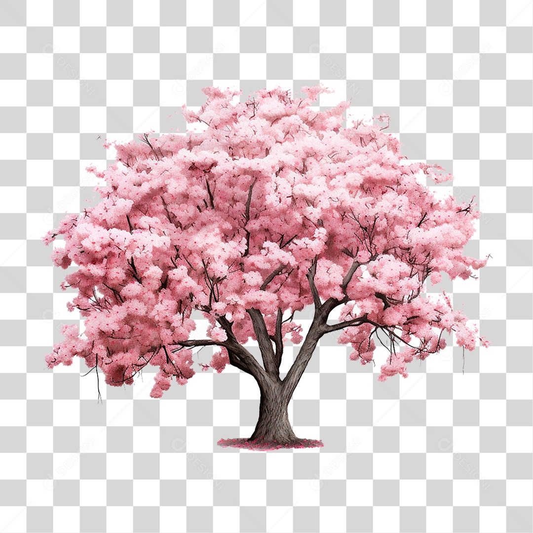 Árvore Cerejeira PNG Transparente