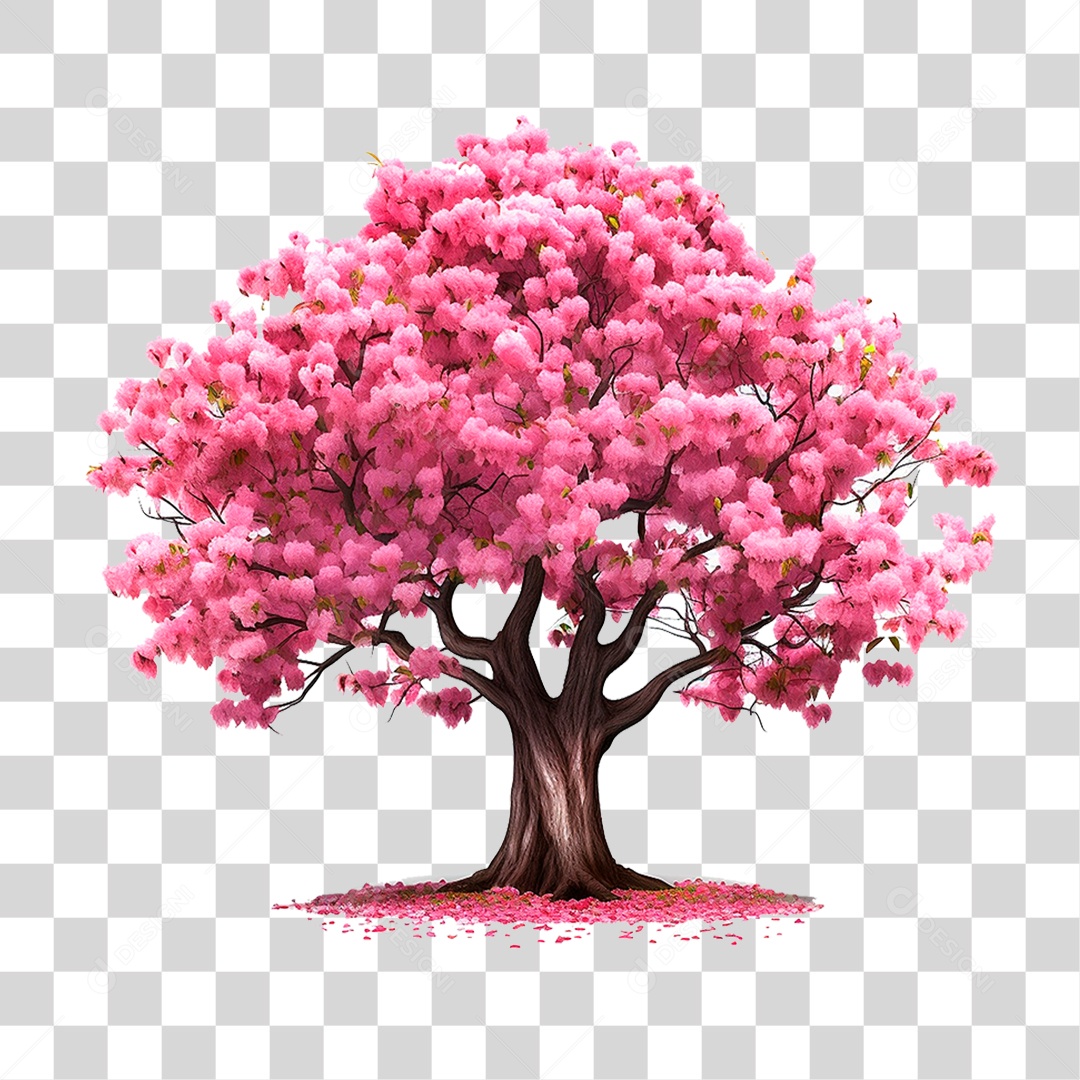 Árvore Cerejeira PNG Transparente