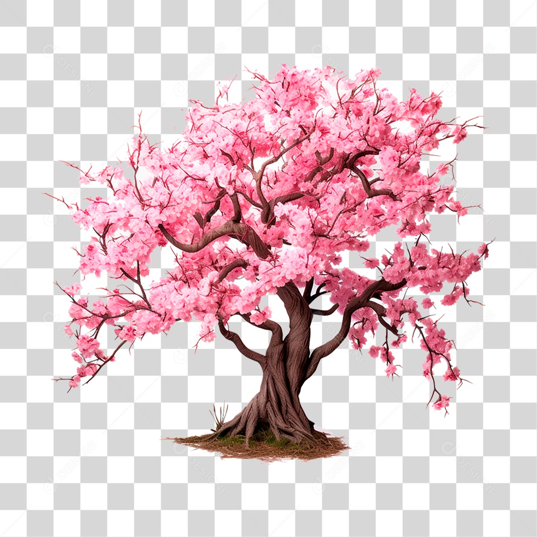 Árvore Cerejeira PNG Transparente
