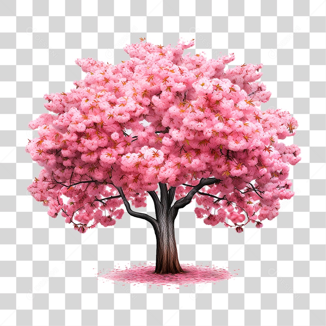 Árvore Cerejeira PNG Transparente