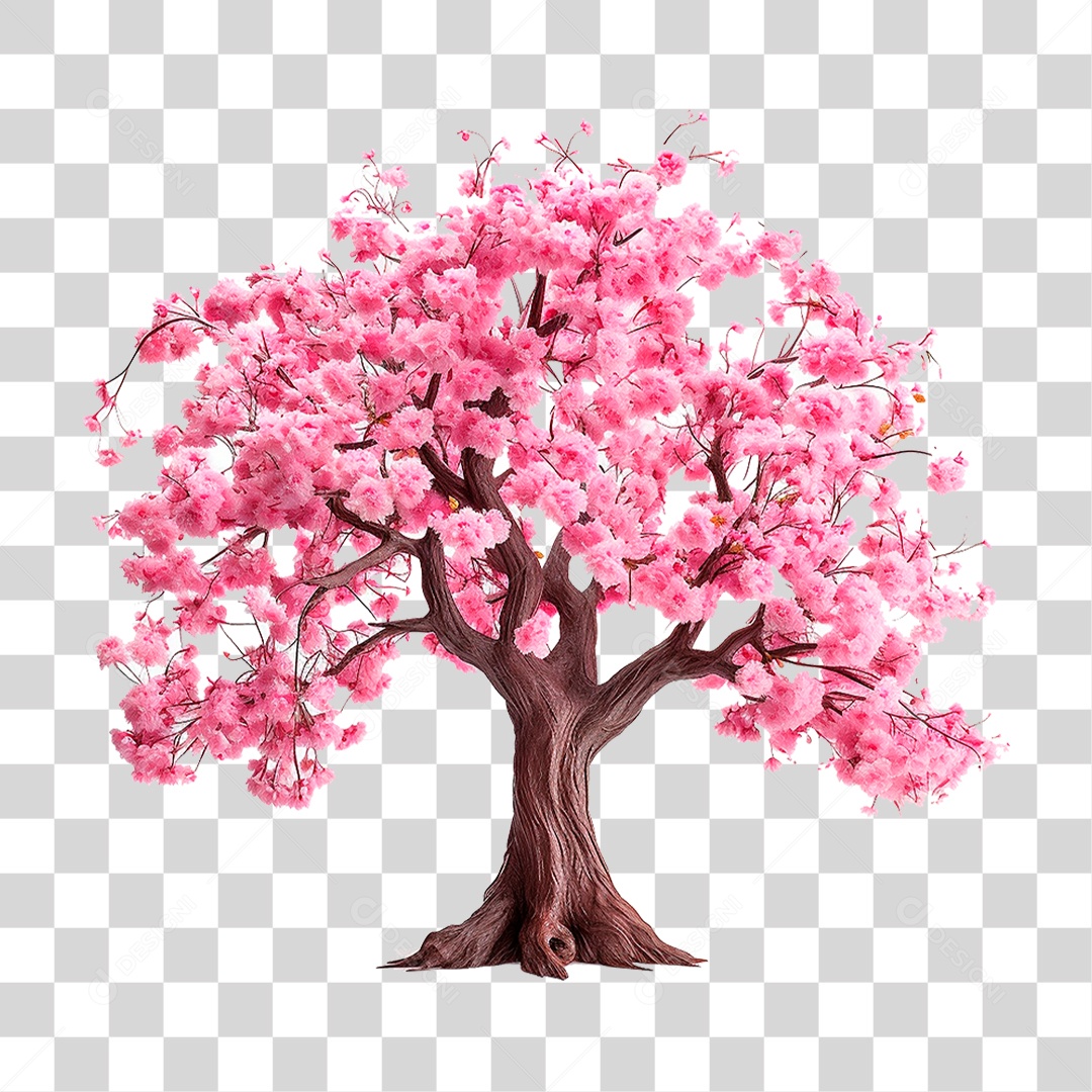 Árvore Cerejeira PNG Transparente