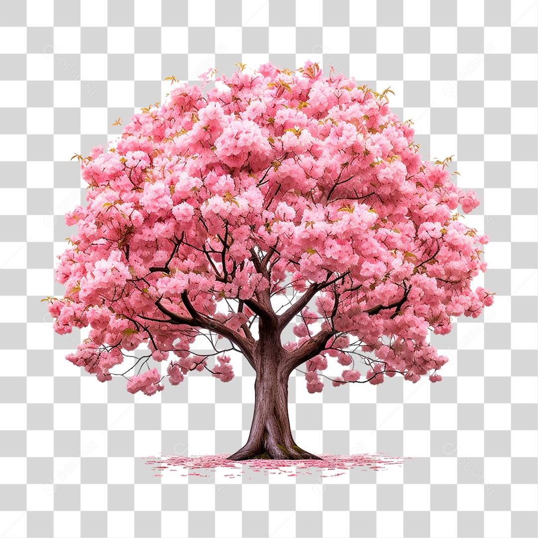 Árvore Cerejeira PNG Transparente