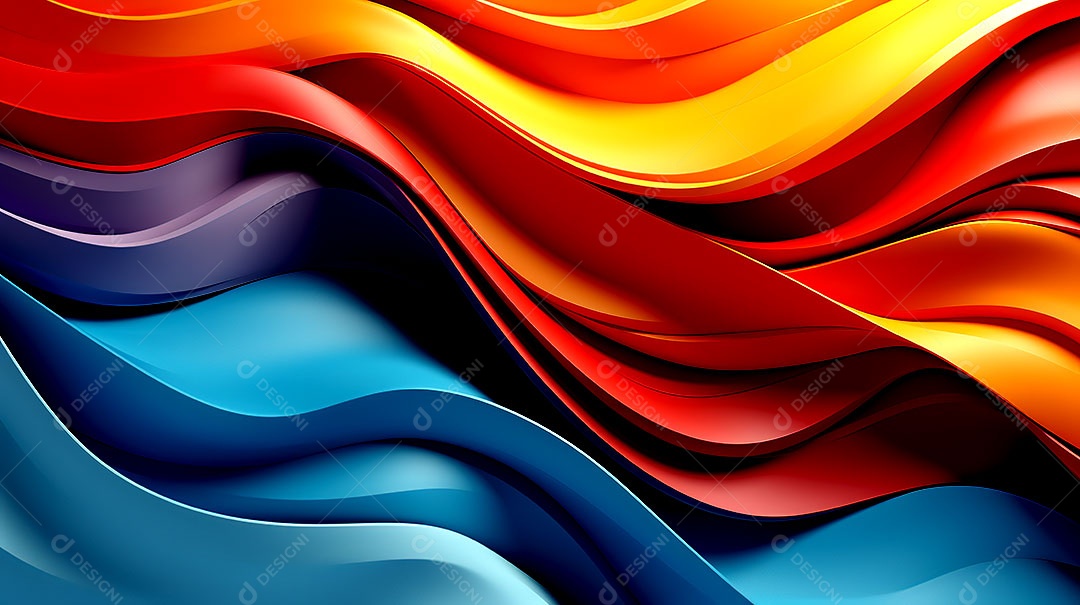 Fundos abstratos de transição de cores