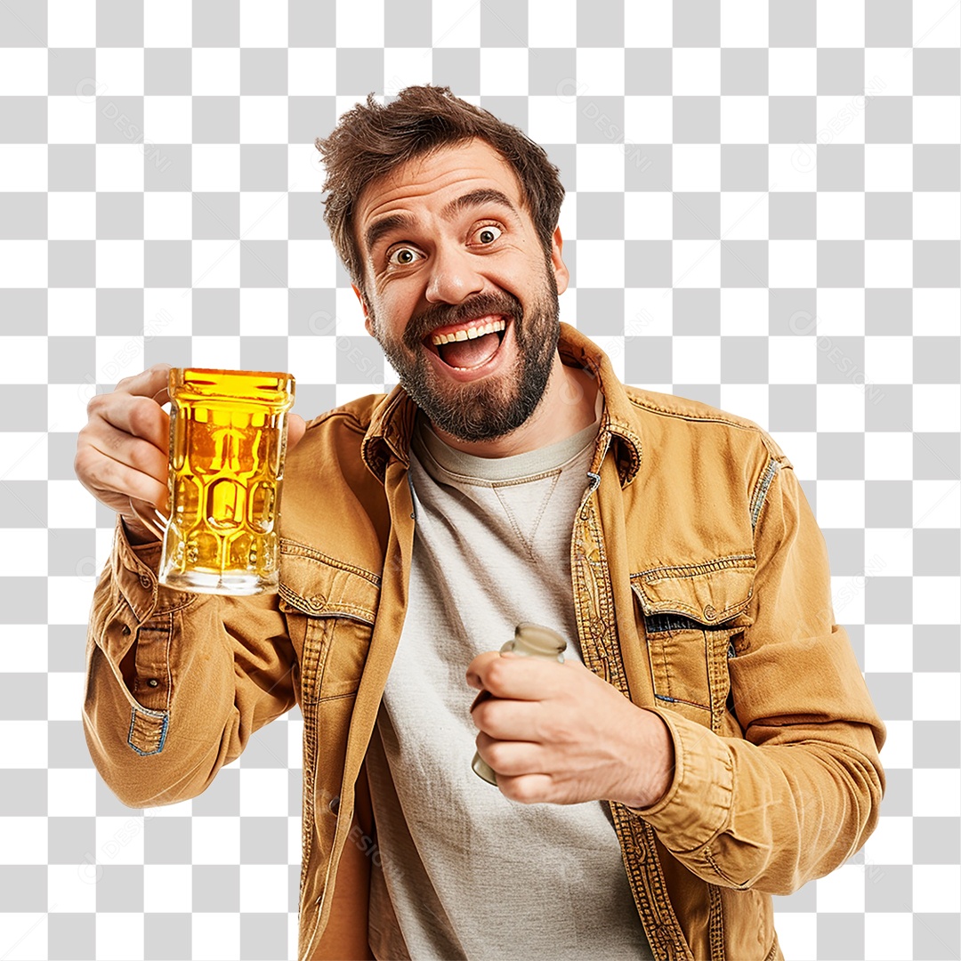 Pessoa Bebendo PNG Transparente