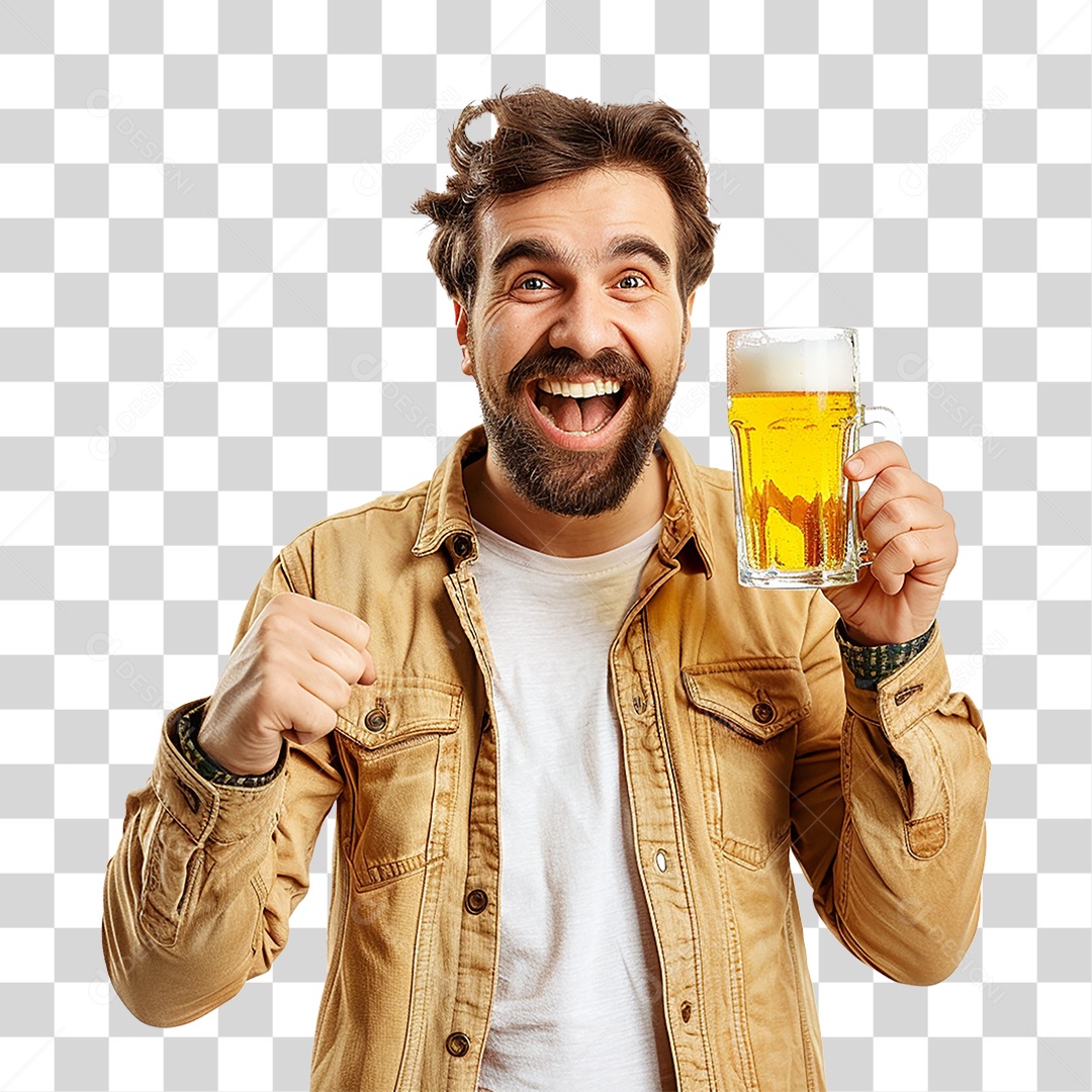 Pessoa Bebendo PNG Transparente