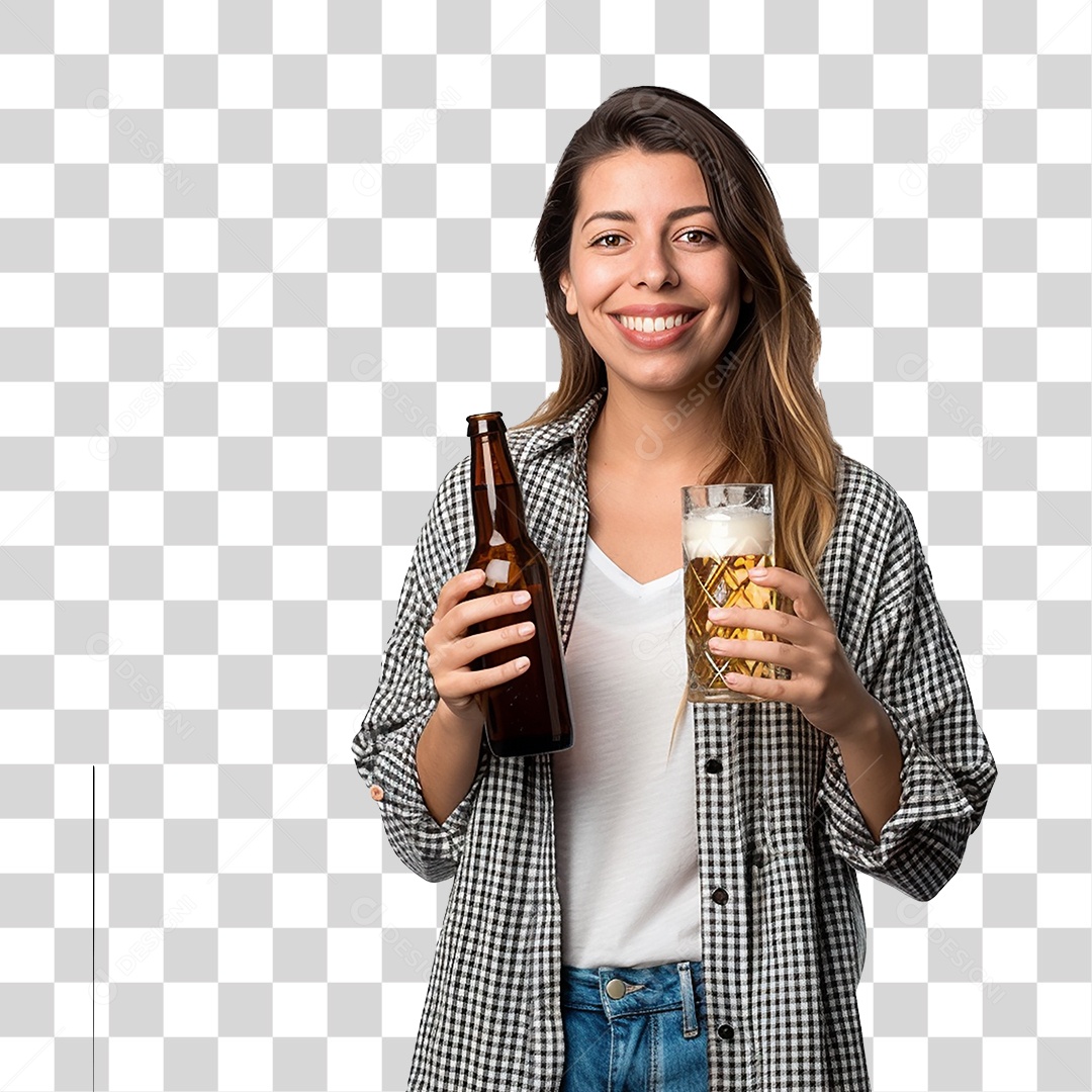 Pessoa Bebendo PNG Transparente