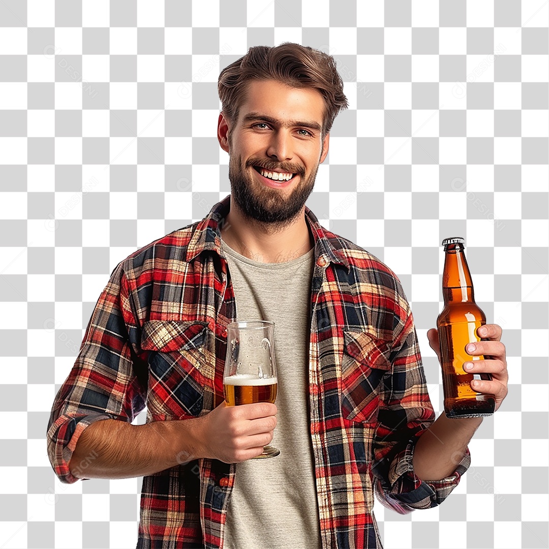 Pessoa Bebendo PNG Transparente