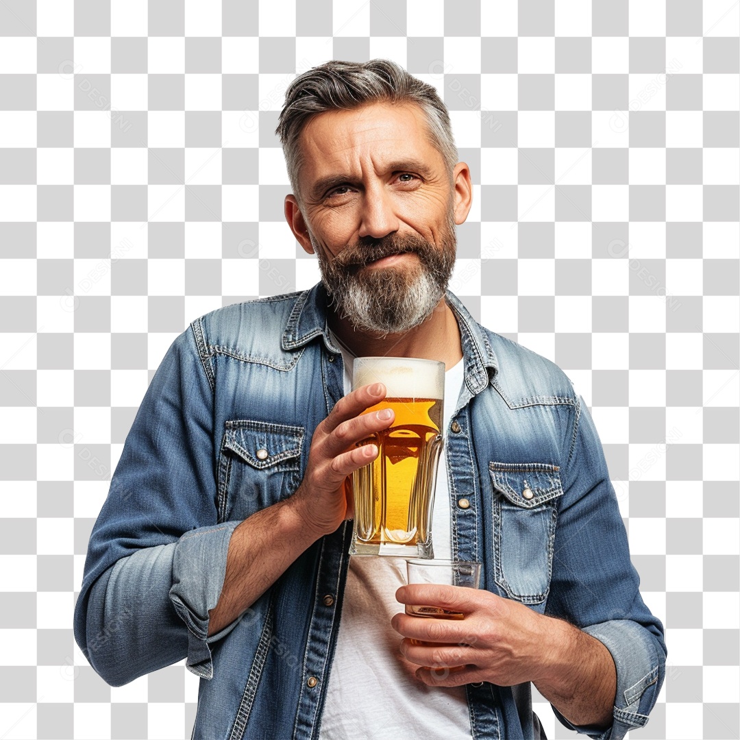 Pessoa Bebendo PNG Transparente