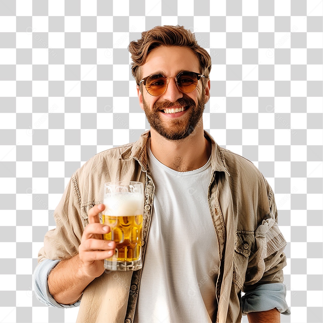 Pessoa Bebendo PNG Transparente