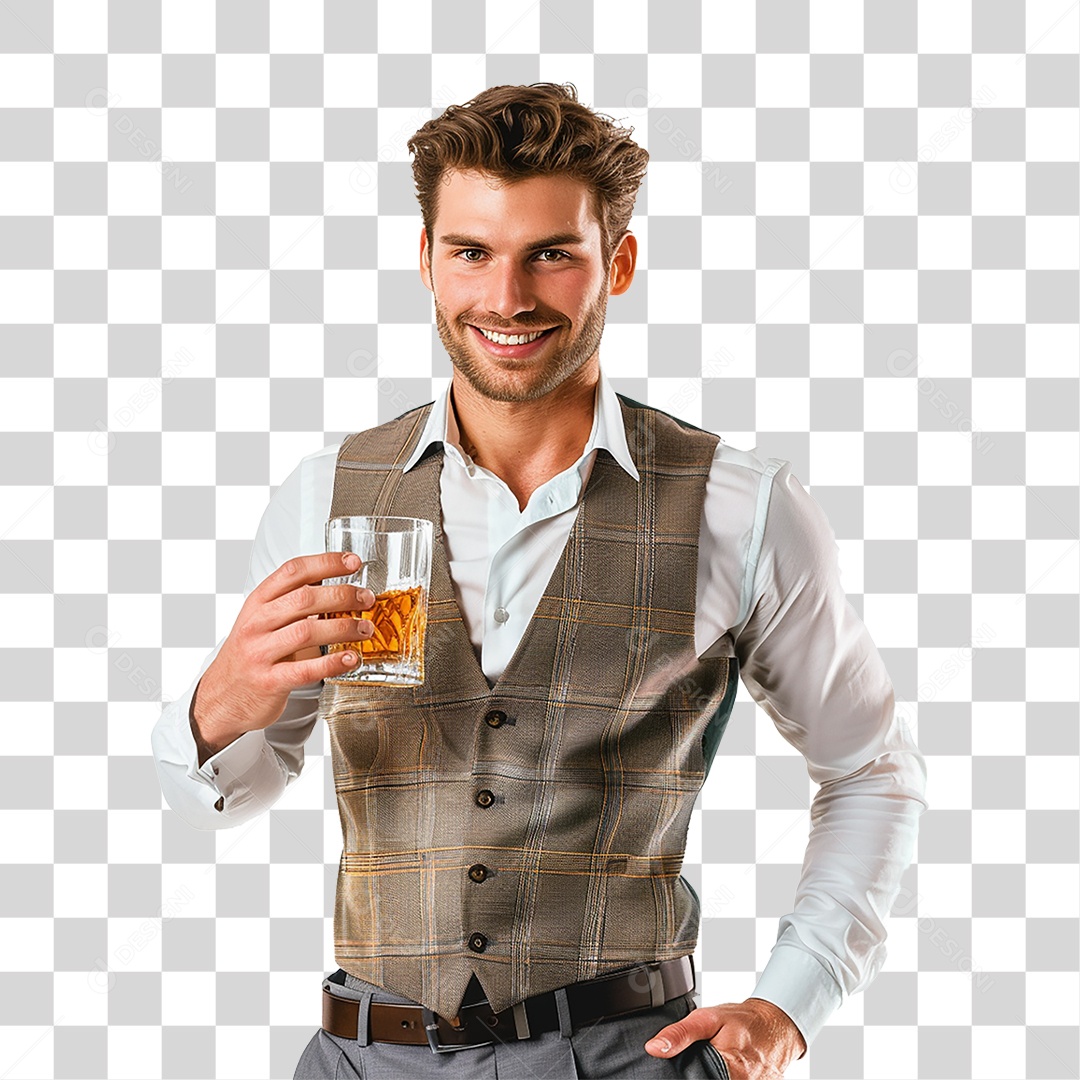 Pessoa Bebendo PNG Transparente