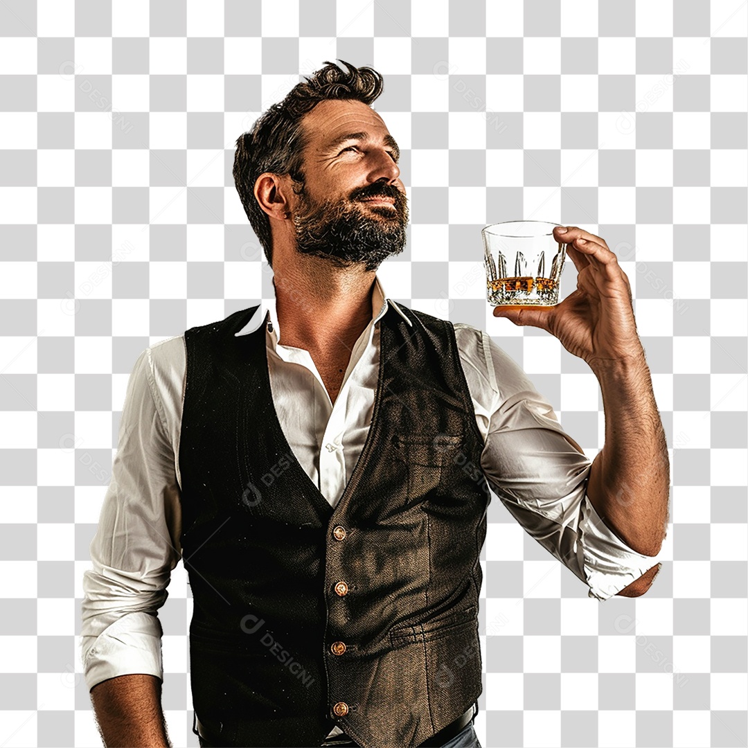 Pessoa Bebendo PNG Transparente