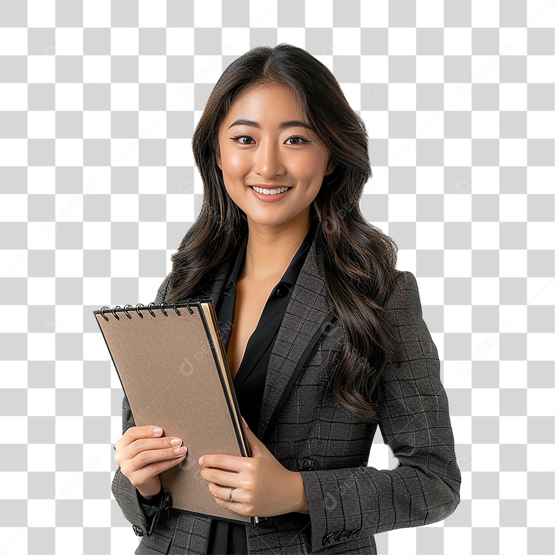 Mulher Secretaria PNG Transparente