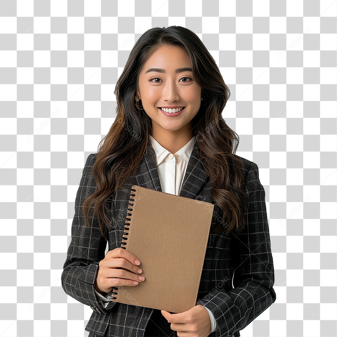Mulher Secretaria PNG Transparente