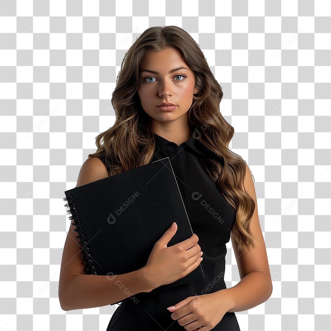 Mulher Secretaria PNG Transparente