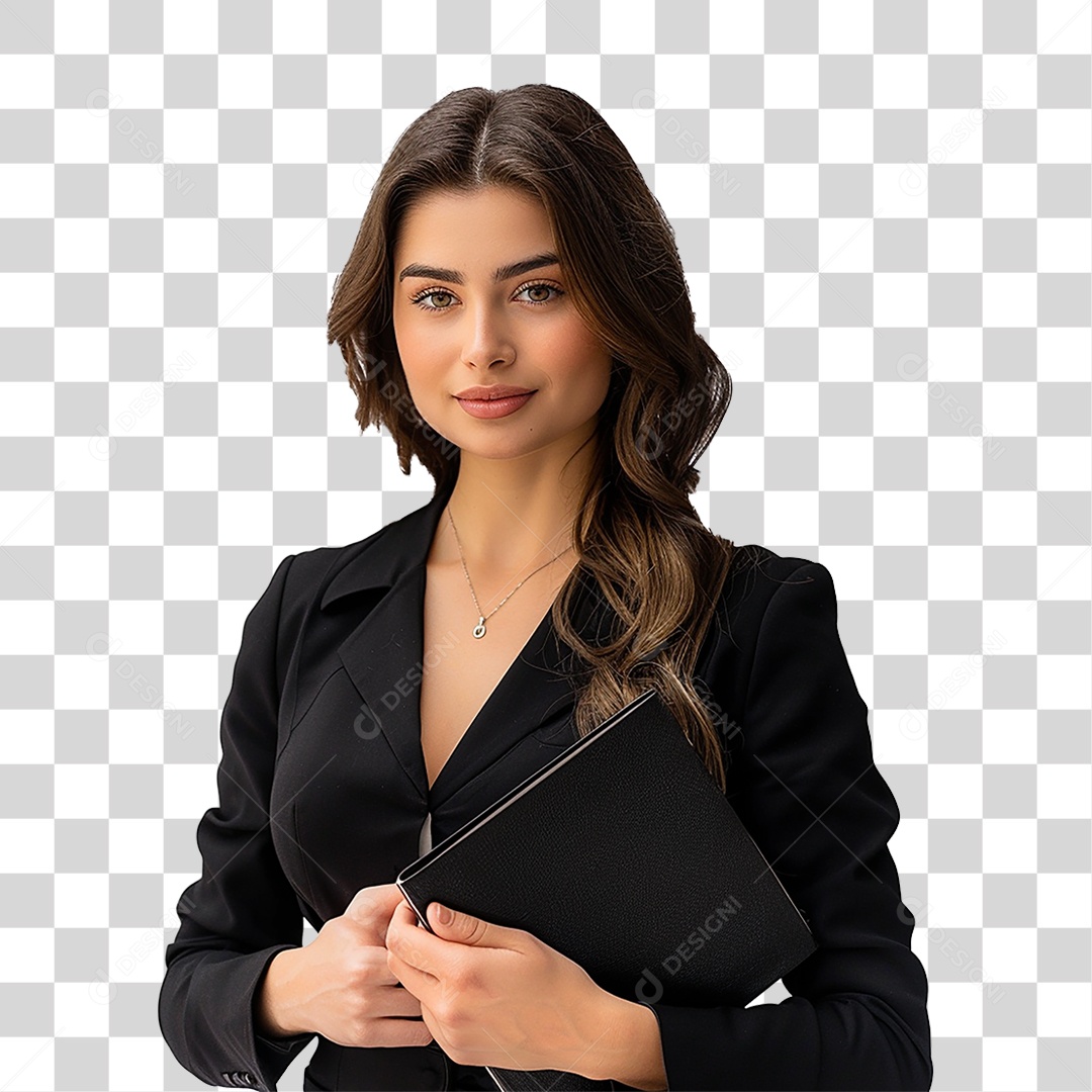 Mulher Secretaria PNG Transparente