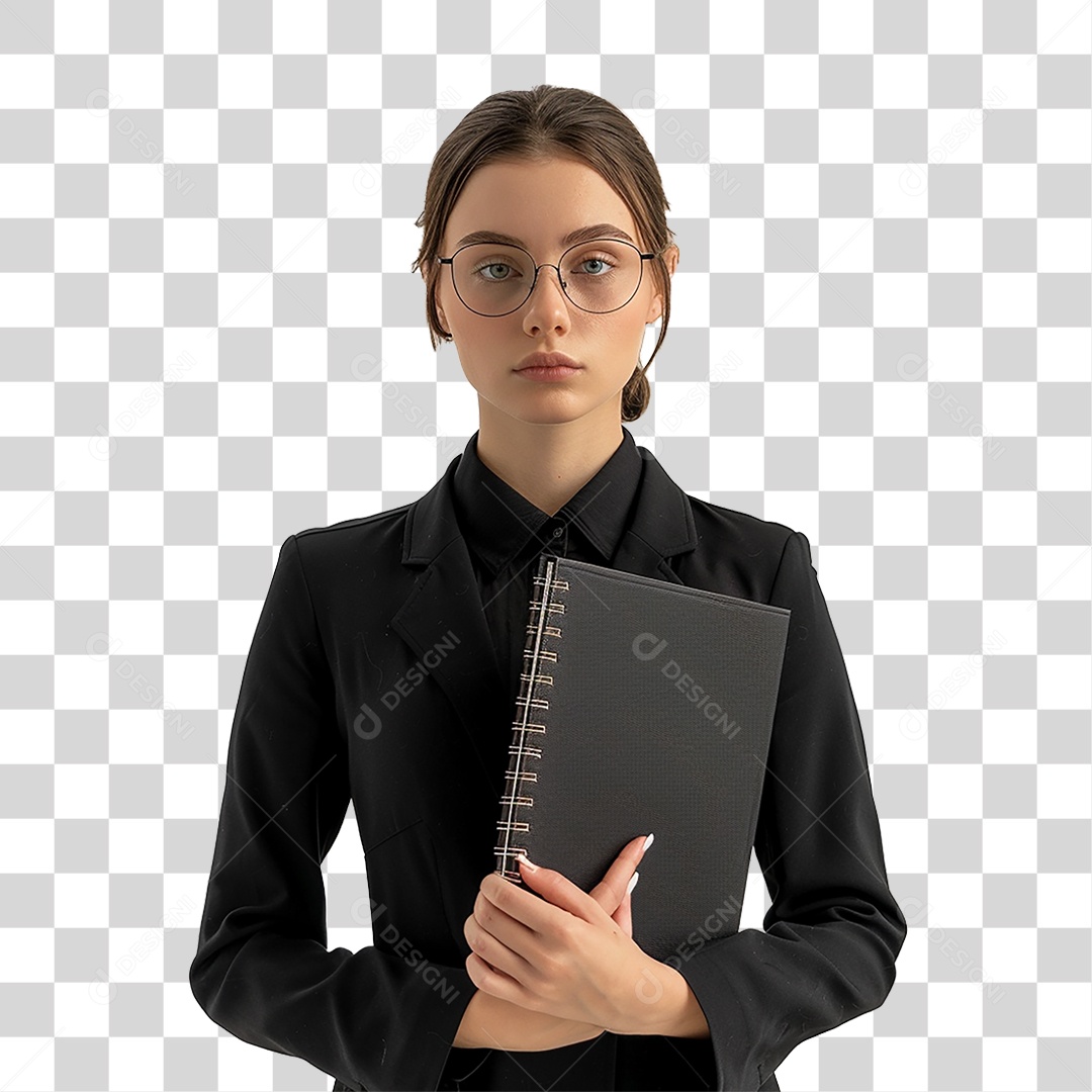 Mulher Secretaria PNG Transparente