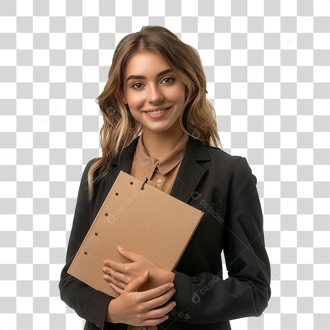 Mulher Secretaria PNG Transparente