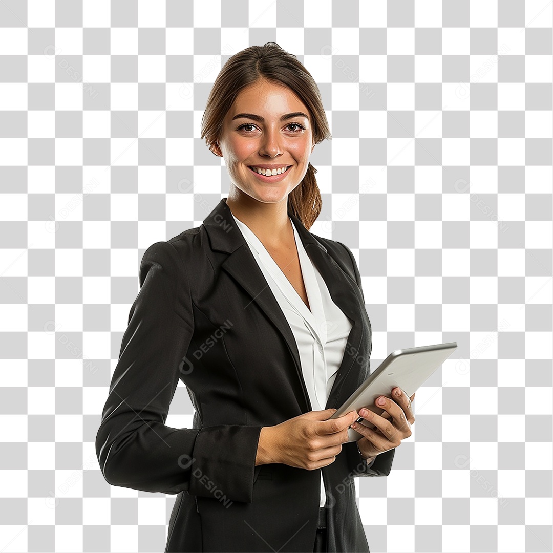 Mulher Secretaria PNG Transparente