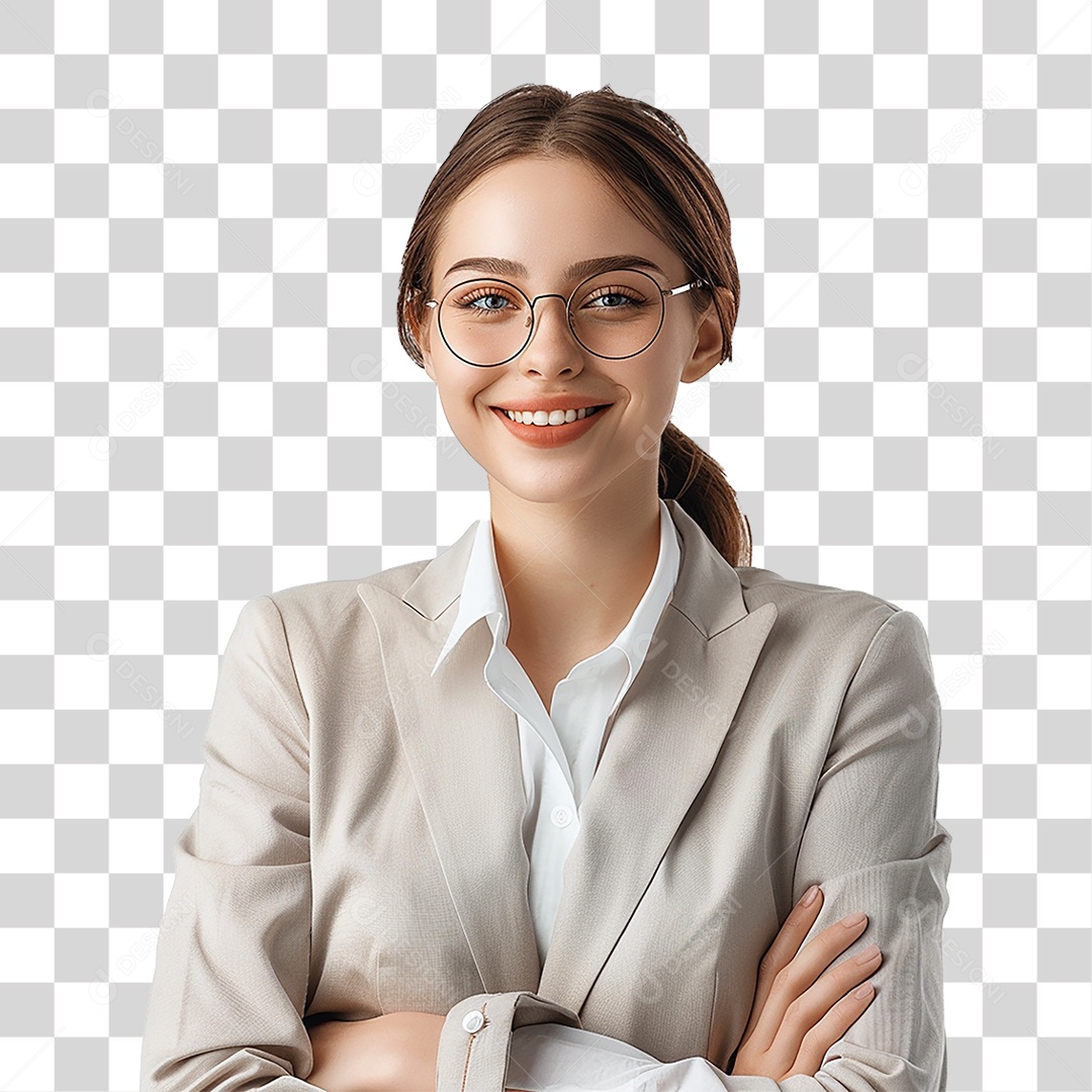 Mulher Secretaria PNG Transparente