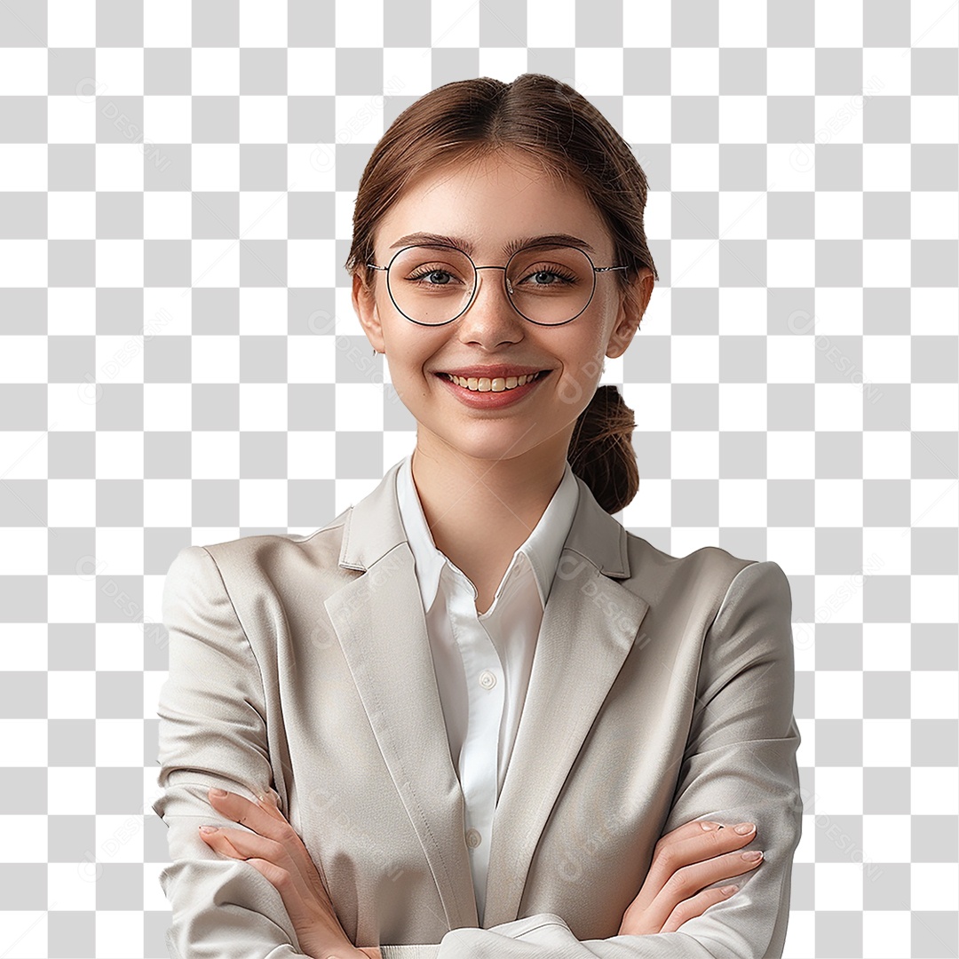 Mulher Secretaria PNG Transparente
