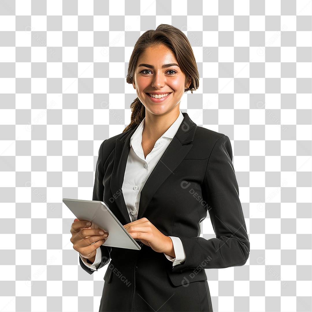 Mulher Secretaria PNG Transparente