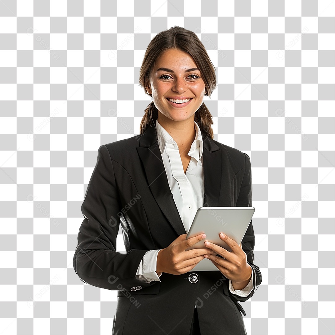 Mulher Secretaria PNG Transparente