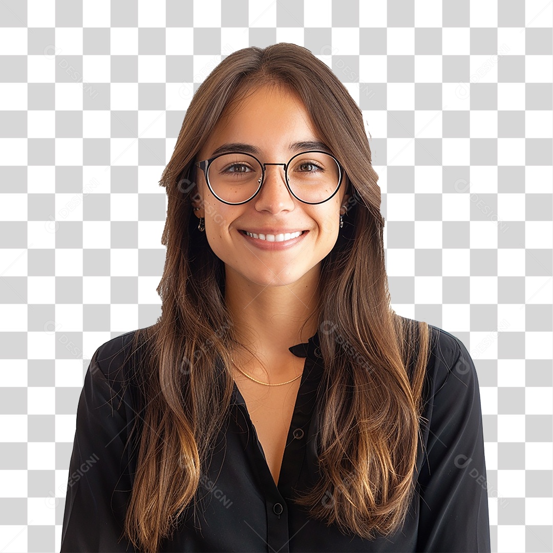 Mulher Secretaria PNG Transparente