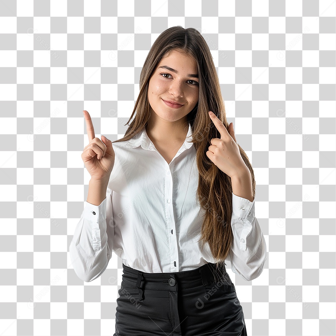 Mulher Secretaria PNG Transparente