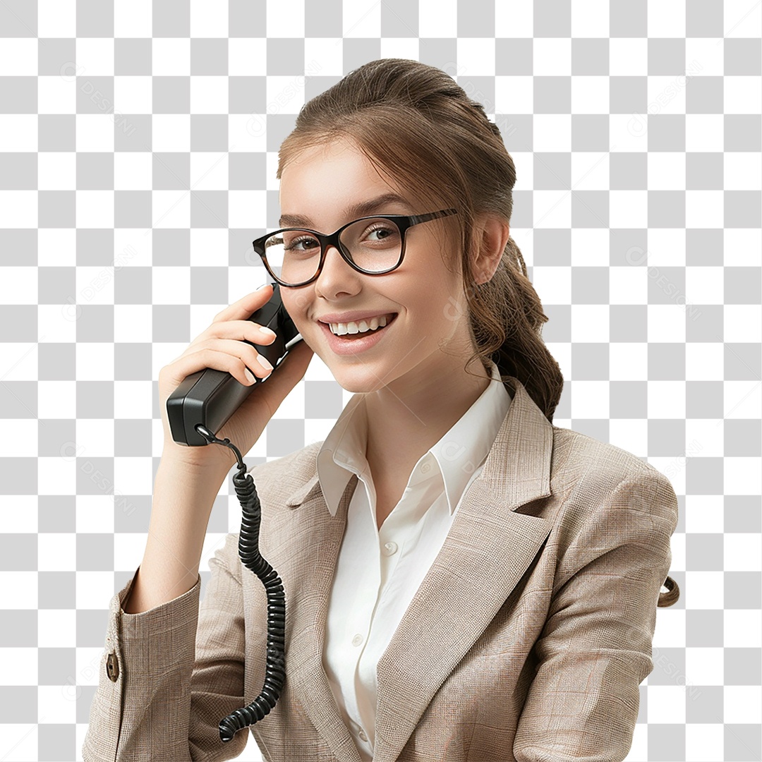 Mulher Secretaria PNG Transparente