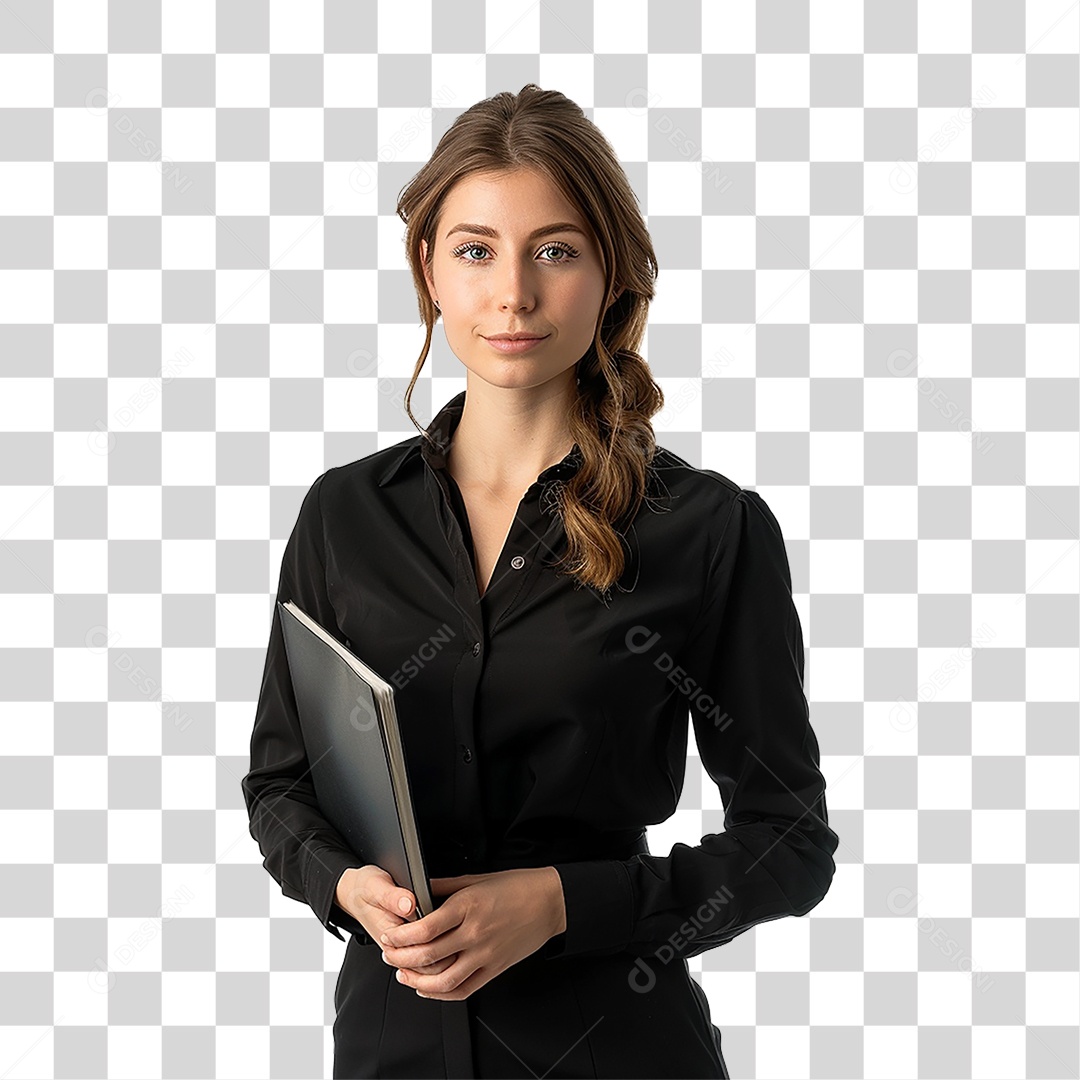 Mulher Secretaria PNG Transparente