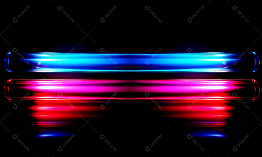 Fundo com padrão de luzes neon coloridas