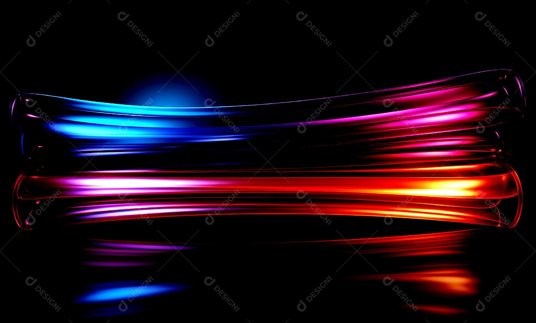 Fundo com padrão de luzes neon coloridas