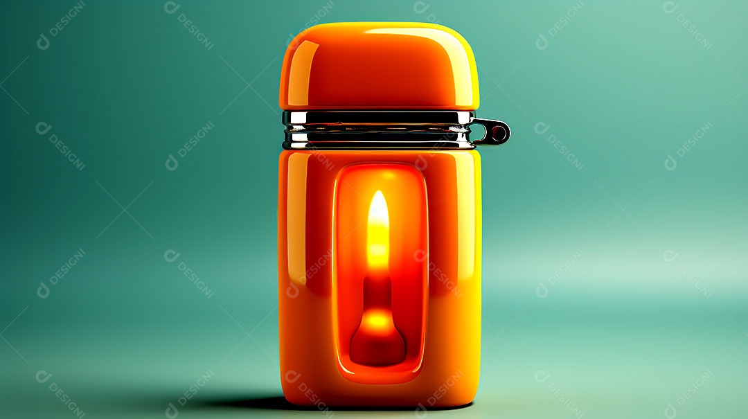 Luz neon mais clara em tons de fundo com padrão de luz amarela única