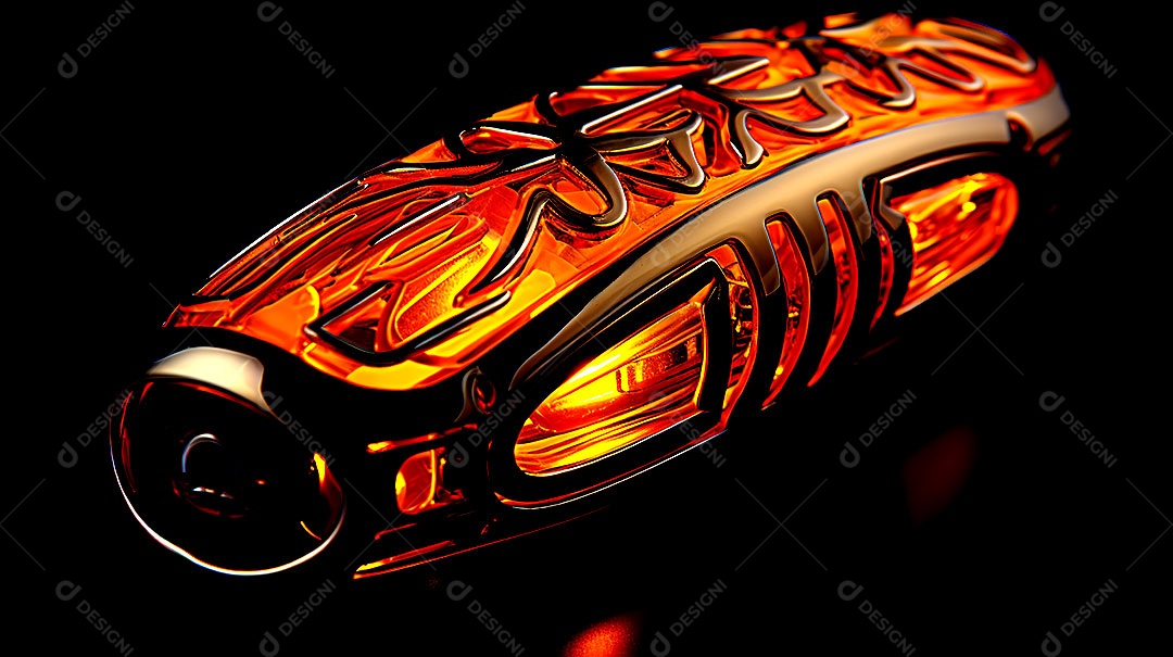 Luz neon mais clara em tons de fundo com padrão de luz amarela única