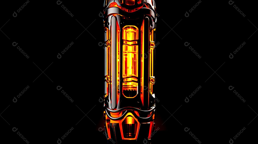 Luz neon mais clara em tons de fundo com padrão de luz amarela única