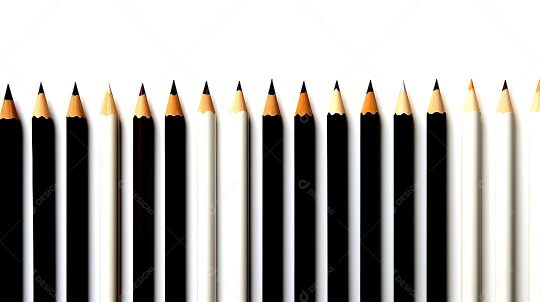 Linhas de esboço de arte a lápis preto e branco em diferentes padrões de fundos abstratos