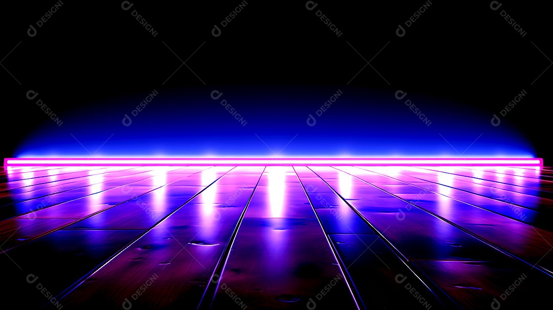 Fundo simples com luzes de tecnologia mínimas fundos de luzes de neon