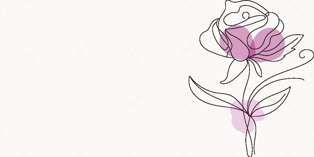 Desenho de Flores Feito a Mão Vetor EPS